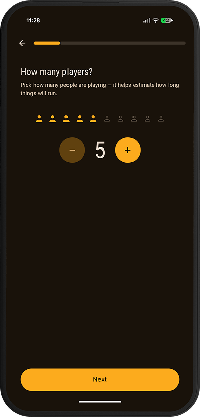 Poker tournament structure for home games.